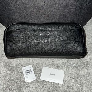 Coach Leather Toiletry Bag